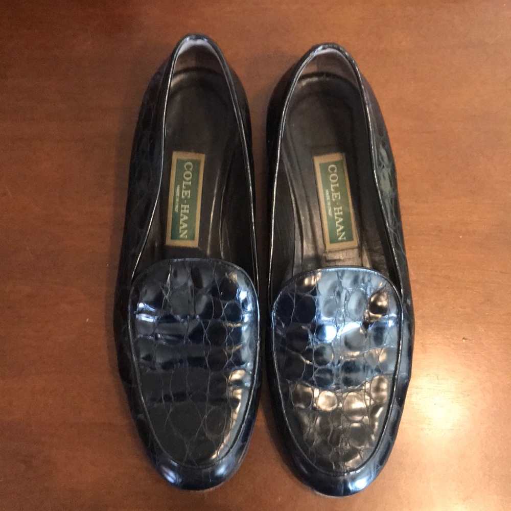 Women’s Cole Haan black print loafer 8 1/2